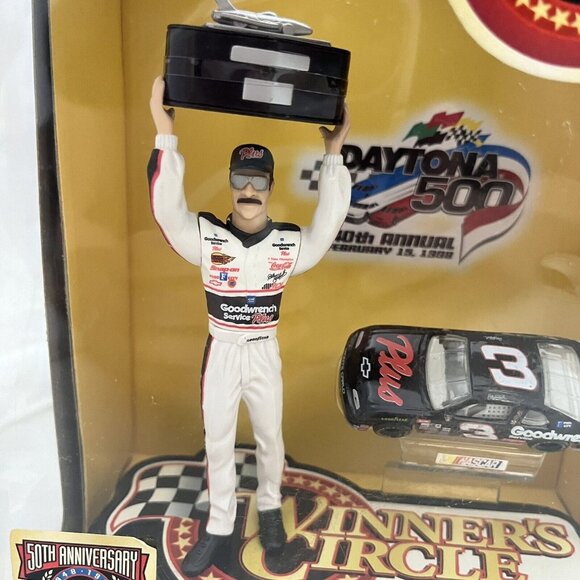 Vintage 1998 Kenner Dale Earnhardt Winner’s Circle Starting Lineup Figure Car - Picture 4 of 16
